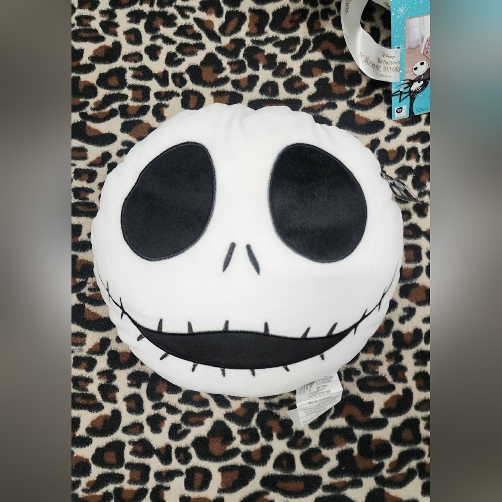 Nightmare Before Christmas Decrotive Jack Skellington Throw Pilow